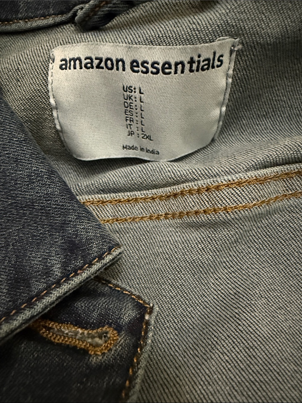 Amazon Essentials Stretch Denim Jacket - Picture 2 of 4